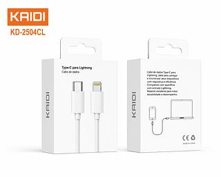 Cabo de Dados e Carregamento TURBO Cabo Tipo-C/ Lightning