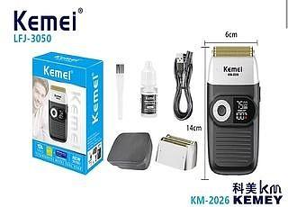 Maquina Kemei 2026 Shaver Sem Fio Bivolt Recarregável