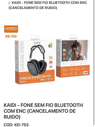 FONE SEM FIO BLUETOOTH COM ENC