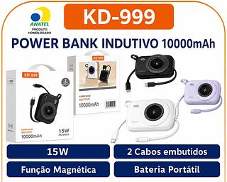POWER BANK INDUÇAO 10000mAh
