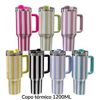 Copo Térmico Listrado 1200ml