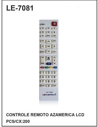 Controle Remoto AZAMERICA LCD