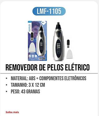 Depilador de Pelos Elétrico - Nariz e Ouvido