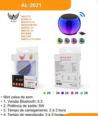 Mini Caixa De Som Cartao de Memoria