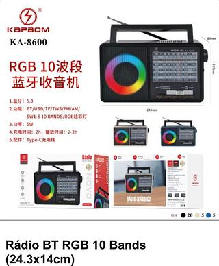 Radio BT RGB 10 Bands