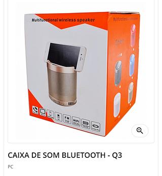 Caixa de Som Bluetooth - Q3