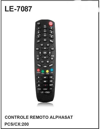 Controle Remoto ALPHASAT