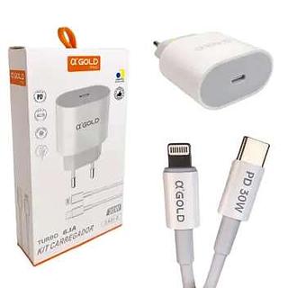 Kit Carregador USB-C para IOS 30W