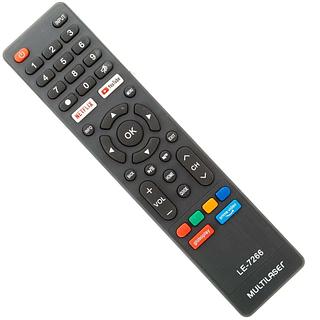 Controle Remoto Multilaser Lcd Com Netflix