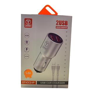 Carregador USB Carro 2 USB Iphone