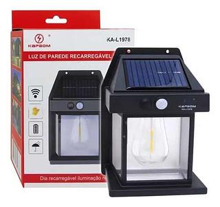 Luminaria Energia Solar Parede
