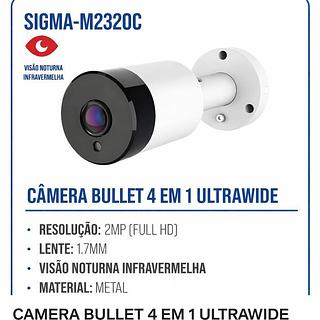 Câmera Bullet 4 em 1 Ultrawide