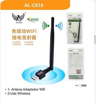 Antena Adaptador Wifi • 2-Usb Wireless