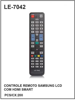 Controle Remoto SAMSUNG LCD C/ HDMI SMART