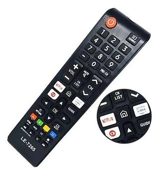 Controle Remoto Samsung Lcd 4K/Netflix