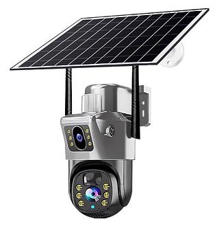 Camera Externa com Painel Solar Wifi 4MP ( 2MP+2MP) FULL HD