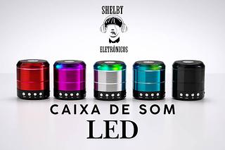 Caixa Som Led Rgb