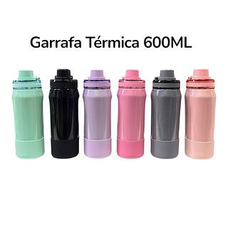 Garrafa Témica Brilhosa 600ml