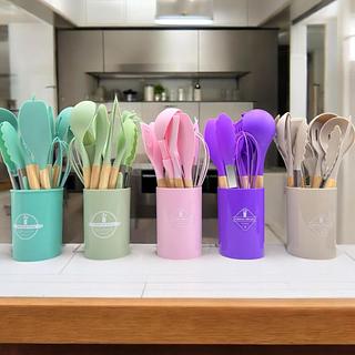 Kit de utensílios silicone