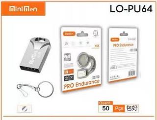 Pendrive Minimen aço inox/chaverio 64GB