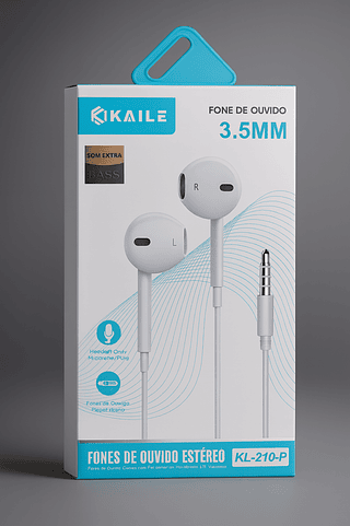 Fone de Ouvido Fio