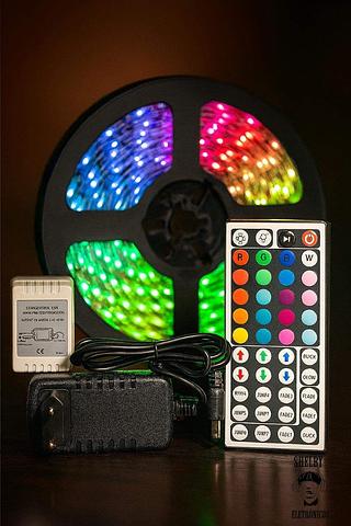 Fita De Led 5 Metros Rgb 54 Led