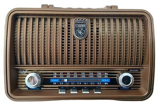Radio BT Retro Com Pilha Recarregavel
