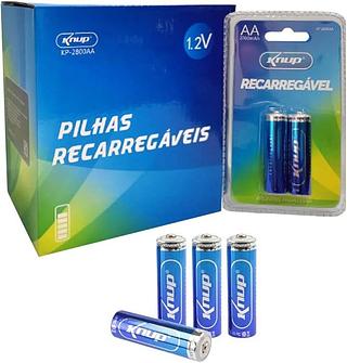 Pilha Recarregavel AAA Bateria 1,2V 1100 mAH