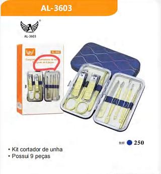 Kit cortador de unha • Possui 9 peças