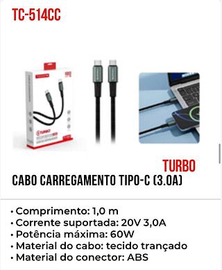 CABO CARREGAMENTO TIPO-C (3.0A)