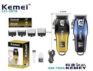 Máquina KEMEI-709A Corte de Cabelo Profissional Portátil USB Sem fio