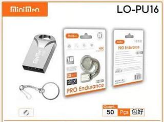 Pendrive Minimen aço inox/chaveiro 16GB