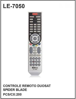 Controle Remoto DUOSAT SPIDER BLADE