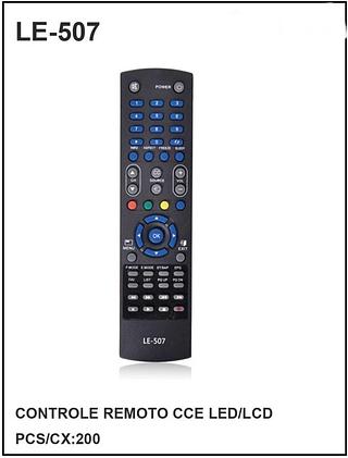 Controle Remoto CCE LED/LCD