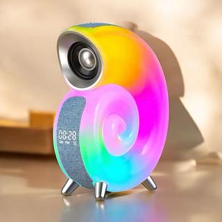 Caixa de Som Bluetooth luminária caracol