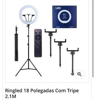 RingLed 18 Polegadas com tripe 2.1M com controle