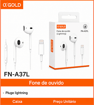 Fone de ouvido- Plugue lightining-iphone