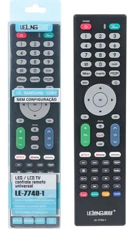 Controle remoto universal Lcd com netflix