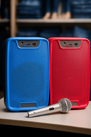 Caixa de Som Greatnice Com Microfone