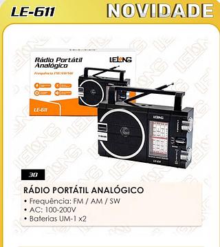 Radio Portatil Analógico