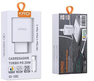 Kaidi - Carregador Turbo USBC-IOS