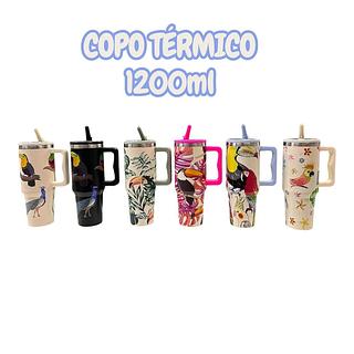 Copo Térmico 1200ml Bico e Estampas FARM