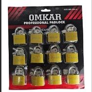 12 Unidade Cadeado 30 MM Cartela