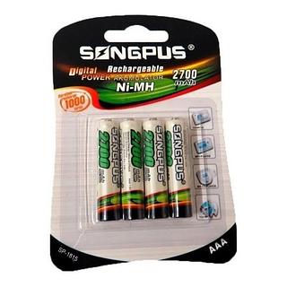 Pilha Recarregavel AAA SongPlus