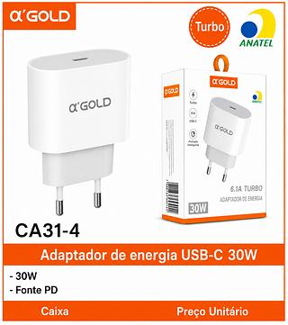 Adaptador de energia Fonte USB-C 30W