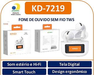 FONE DE OUVIDO SEM FIO TWS